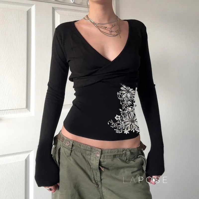 Raylan Floral V-Neck Top