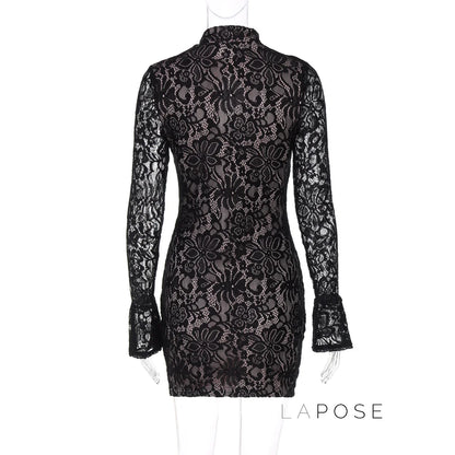 Riley Lace Bodycon Midi Dress