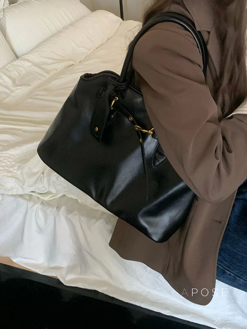 Ripley Briefcase Faux Leather Bag