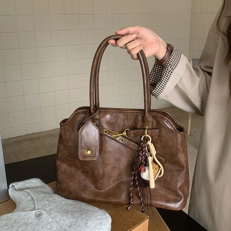 Ripley Briefcase Faux Leather Bag