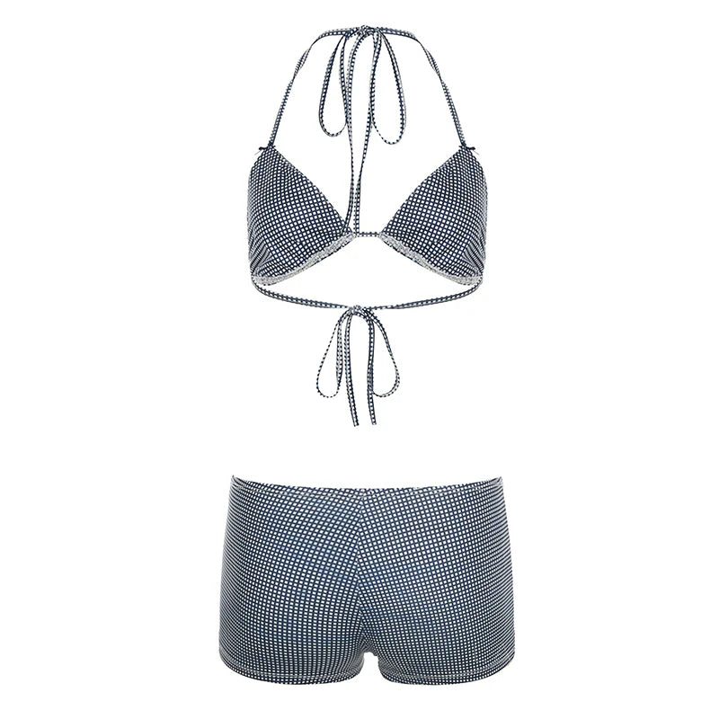 Rosalina Plaid Bikini Set