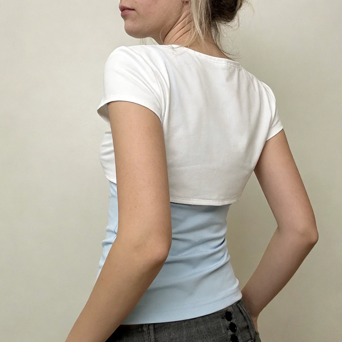 Runa Tie Front Shrug Top