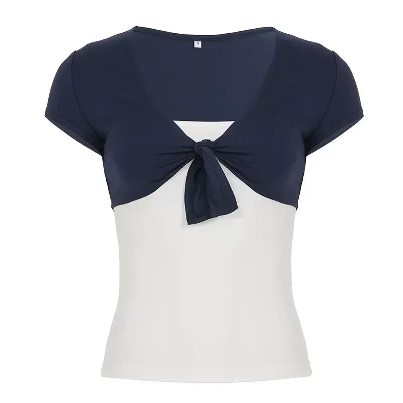 Runa Tie Front Shrug Top