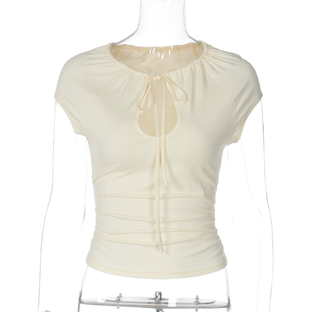 Ryan Cut-Out Tie Front Tee