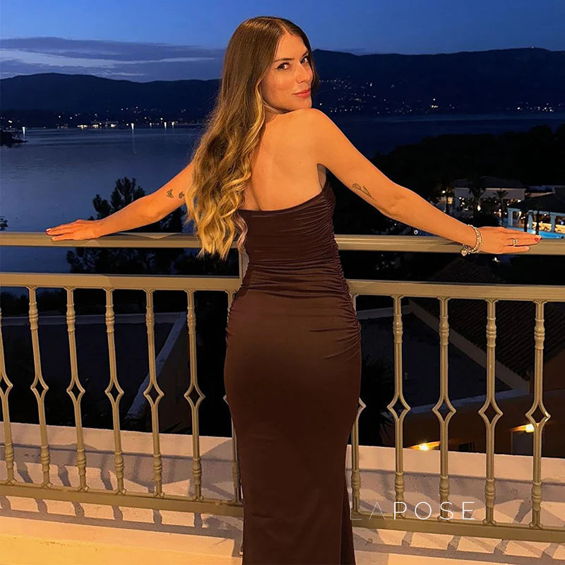 Sadee Strapless Bodycon Maxi Dress