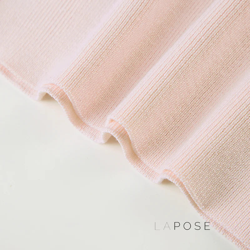 Saja Off-Shoulder Knit Crop Top
