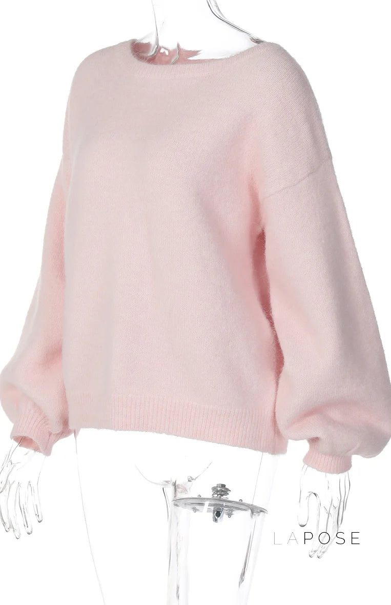 Selene Off Shoulder Knit Sweater