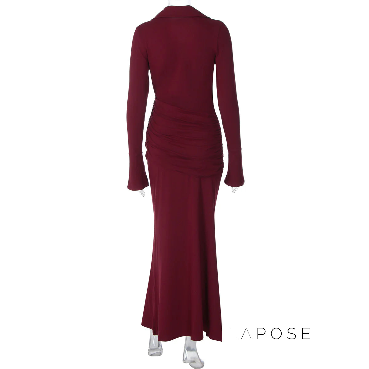 Sena Pleated Bodycon Midi Dress