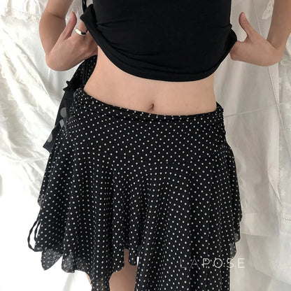 Sephora Asymmetric Polka Skirt