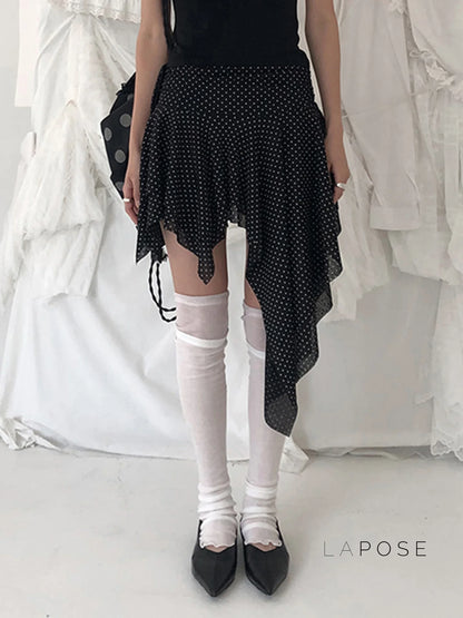 Sephora Asymmetric Polka Skirt
