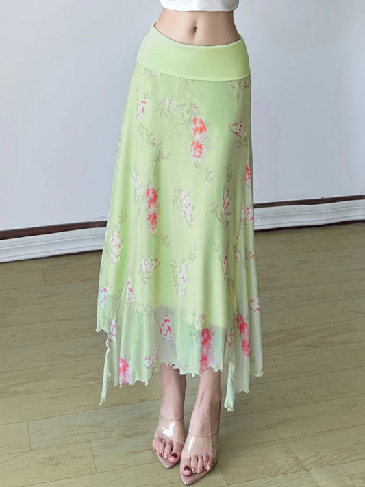 Seven Floral Maxi Skirt