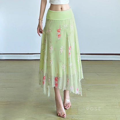 Seven Floral Maxi Skirt
