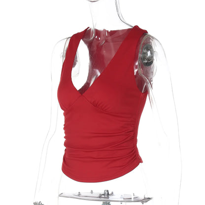 Shaina Ruched Racerback Tank