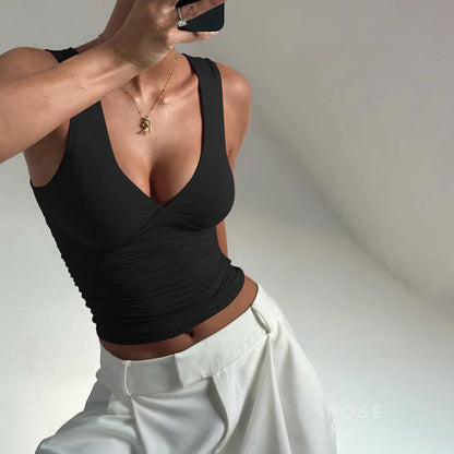 Shaina Ruched Racerback Tank