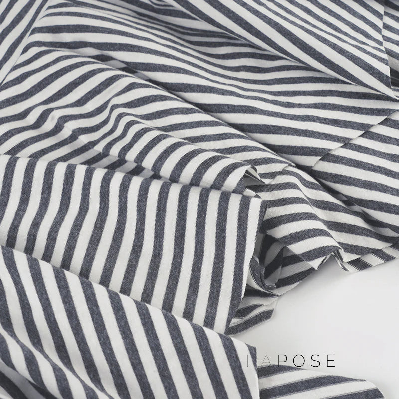 Shelby Knit Striped Pleated Skirt