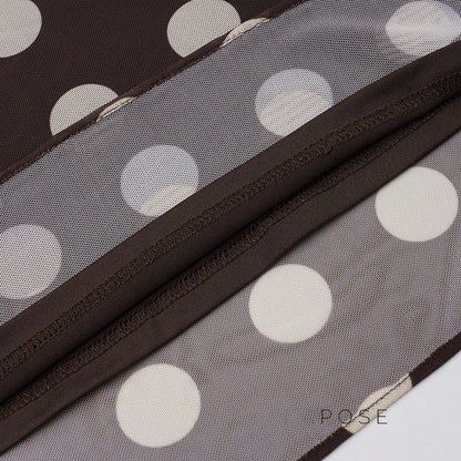 Sia Polka Dot Mesh Skirt