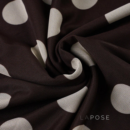 Sia Polka Dot Mesh Skirt