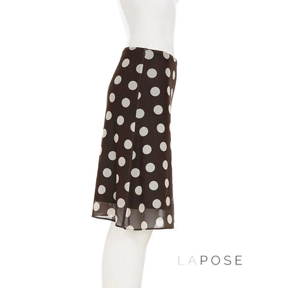 Sia Polka Dot Mesh Skirt