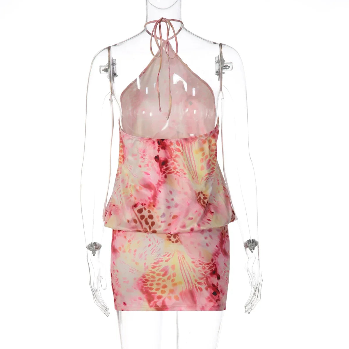 Sofi Floral Halter Mini Dress