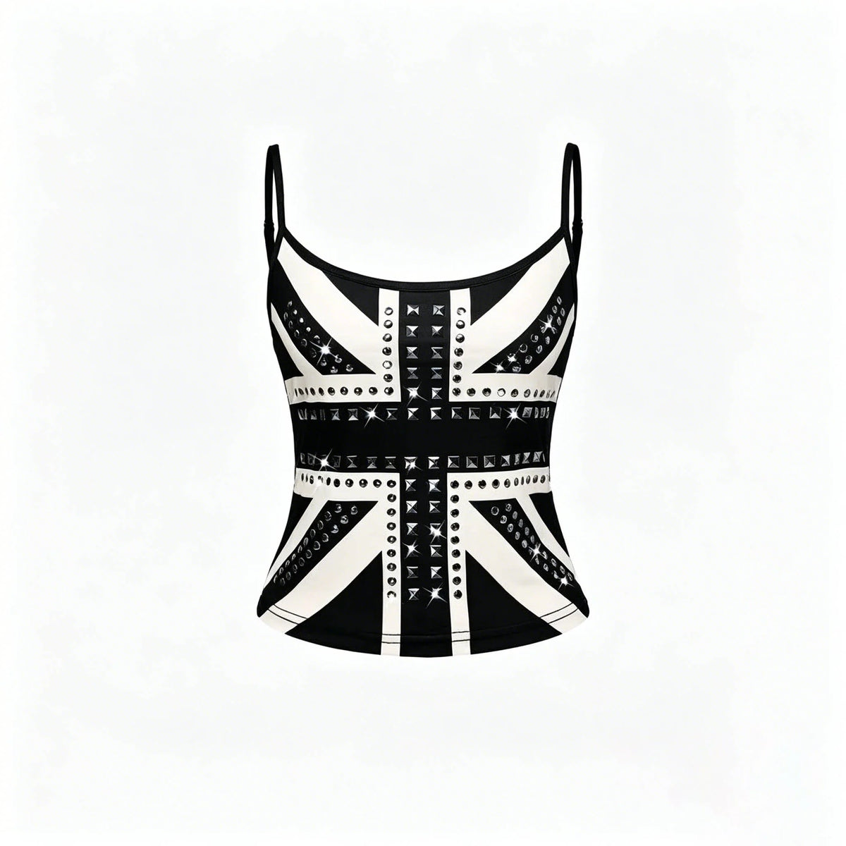 Susan Union Jack Studded Camisole