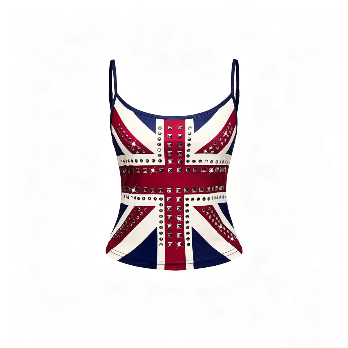 Susan Union Jack Studded Camisole