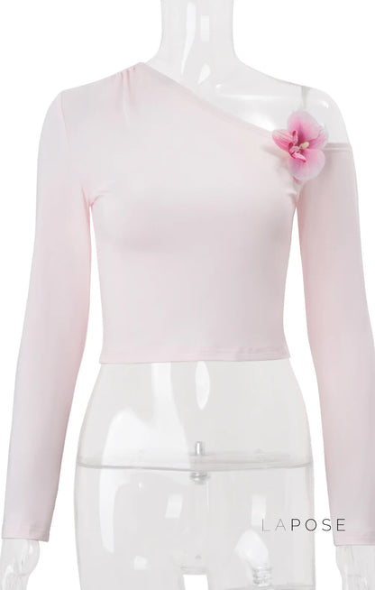 Susanna One-Shoulder Floral Top