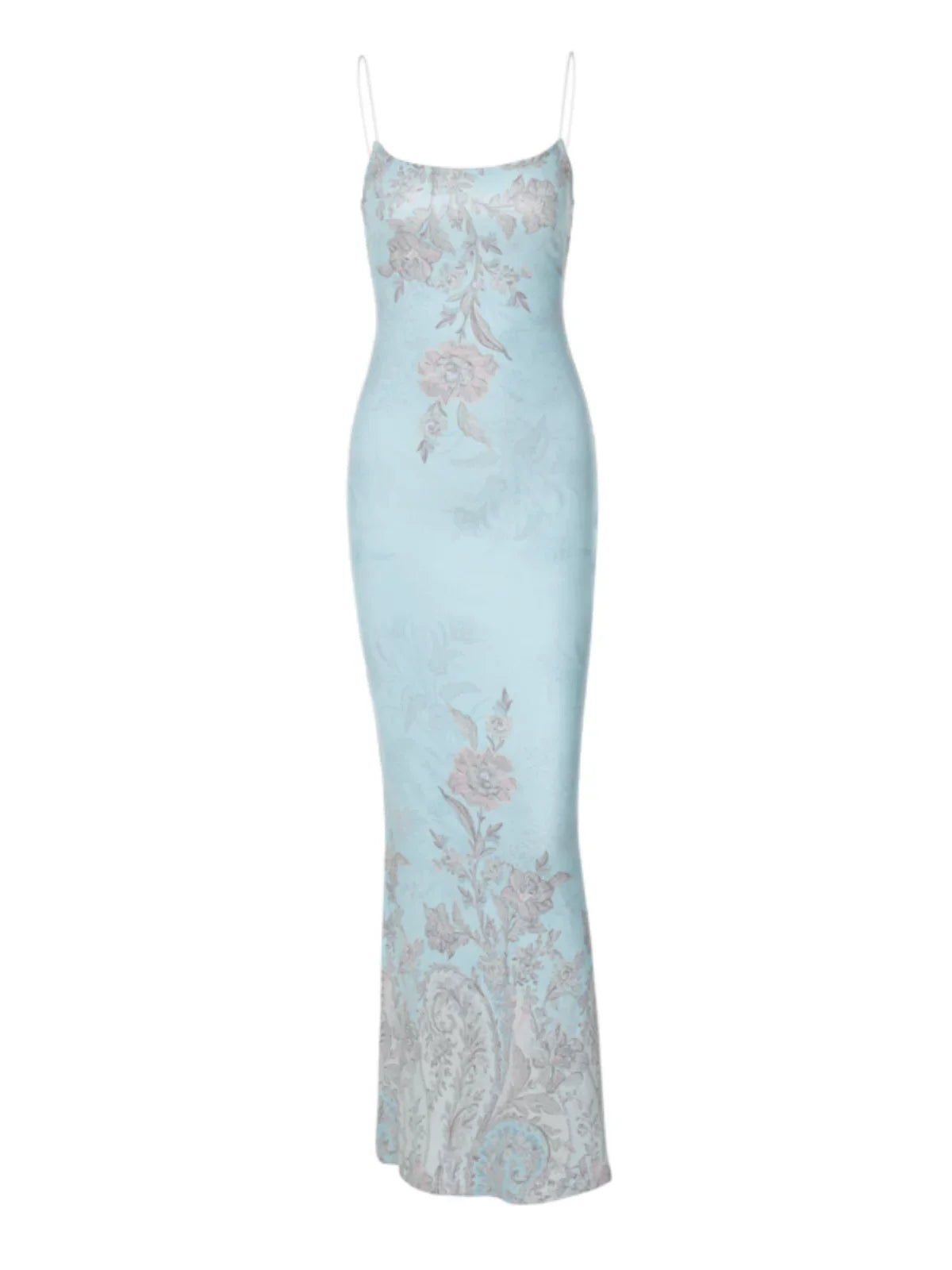 Syncere Floral Strappy Maxi Dress