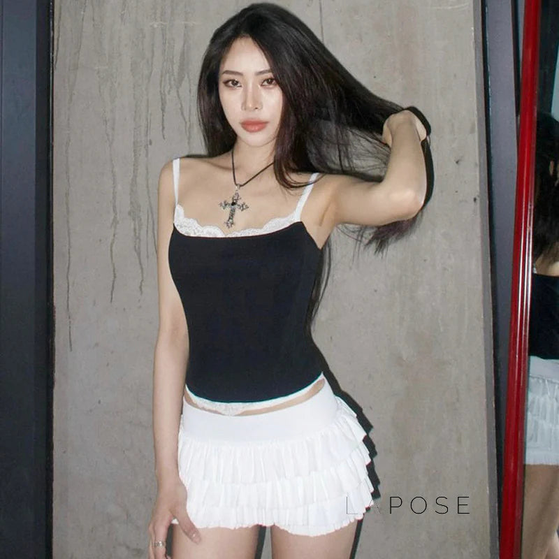 Talynn Black Lace Camisole