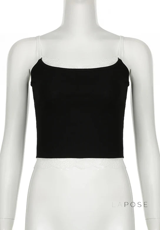 Talynn Black Lace Camisole