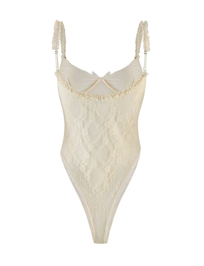 Tanner Champagne Lace Bodysuit