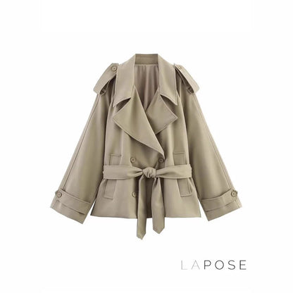 Tommie Cropped Tie-Waist Jacket
