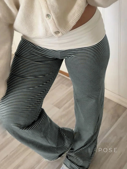 Vanesa Cozy Knit Straight Pants
