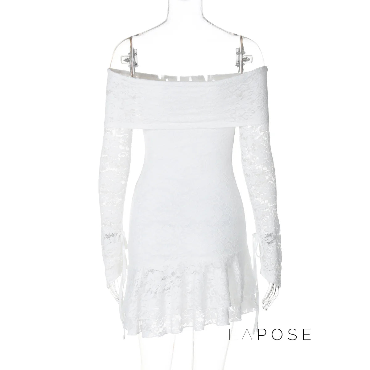 Varnika Off Shoulder Lace Mini Dress