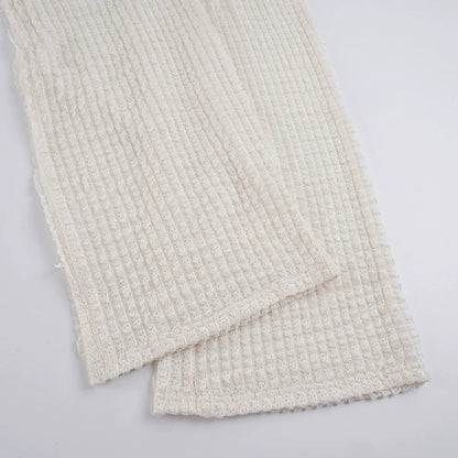 Yanelis Textured Wide Leg Pants