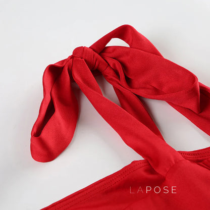 Yara Backless Bow-Tie Top