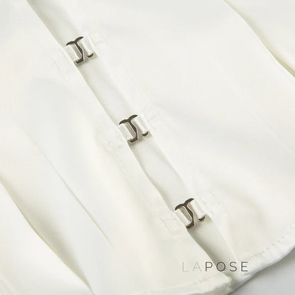 Zehra Puff Sleeve Bow Top