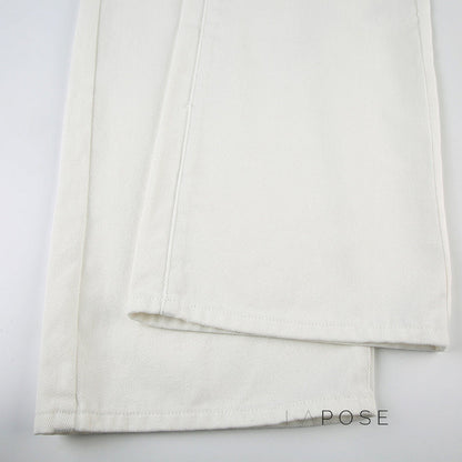 Ziah Low Waist Patchwork Wide-Leg Jeans