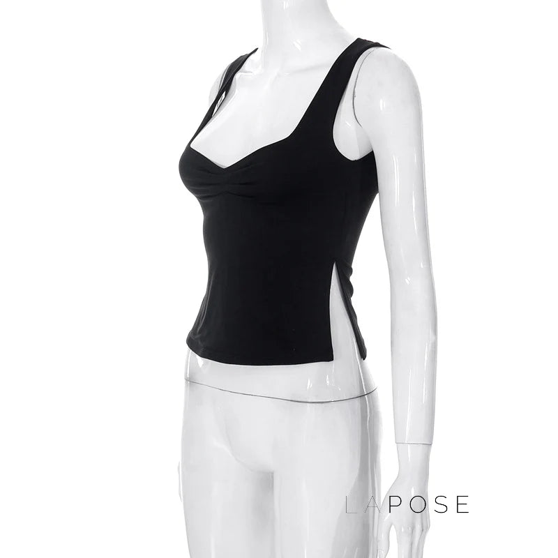Ziona Square Neck Crop Top