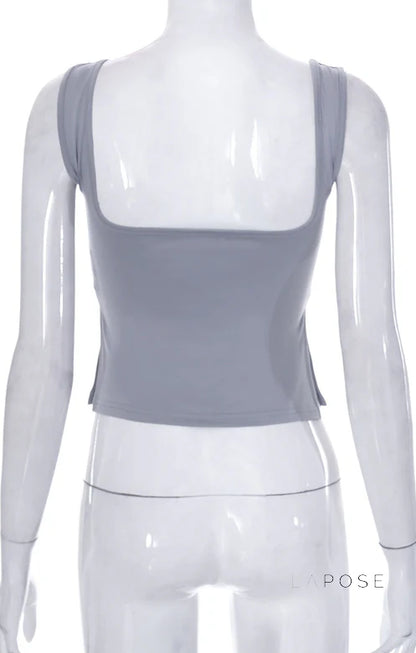 Ziona Square Neck Crop Top