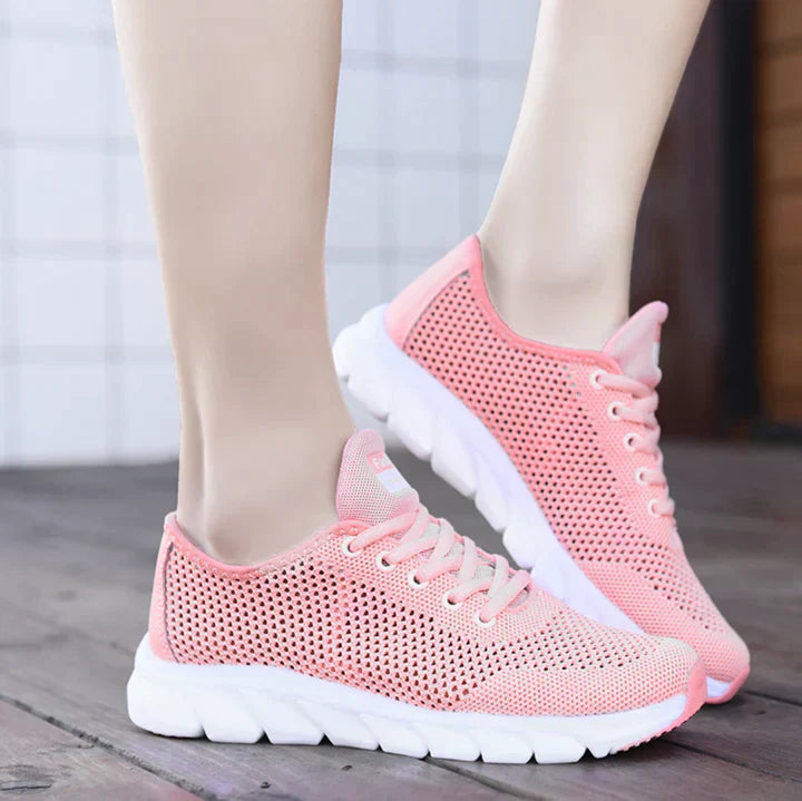 Zapatillas informales de malla con cordones para mujer | Ideales para cualquier temporada