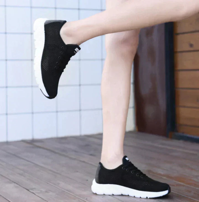 Zapatillas informales de malla con cordones para mujer | Ideales para cualquier temporada