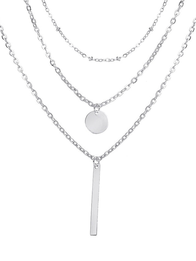 necklace Chic & Modern Street Geometry Necklaces / 3 Layered Necklace / Dailywear / Spring / Summer / Fall / Winter for Women