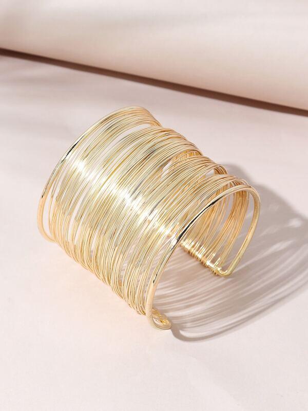 Layered Cuff Bracelet for Women