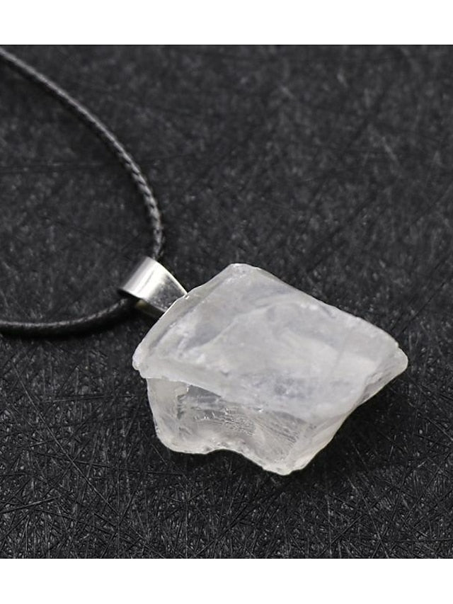 Europe And The United States New Original Stone Pendant Multi-Color Agate Stone Necklace for Women