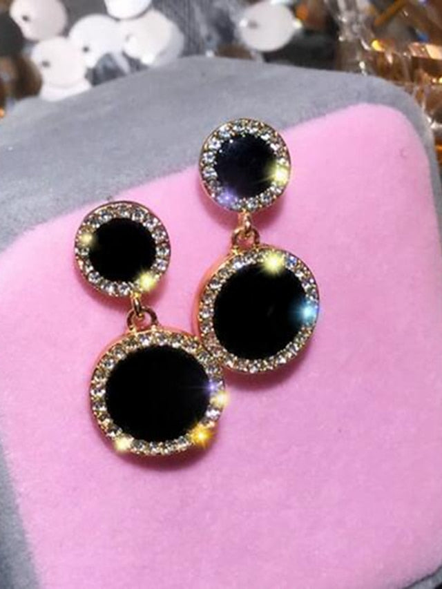 1 Pair Stud Earrings For AAA Cubic Zirconia Daily Date Alloy Fashion for Women