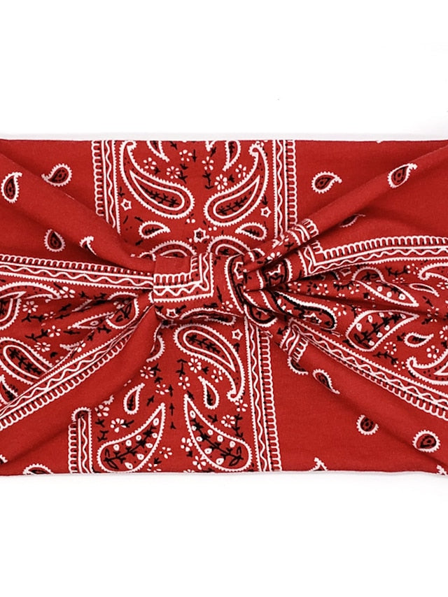 1PC Headbands Hair Band For Daily Holiday Classic Fabric Scarlet Black White for Women