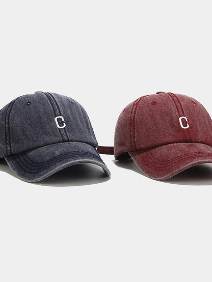 1pcs Embroidery Plain Baseball Hats Washed Cotton Cap For Men Women Adjustable Snapback Caps Baseball Cap Letter Dad Hat for Women