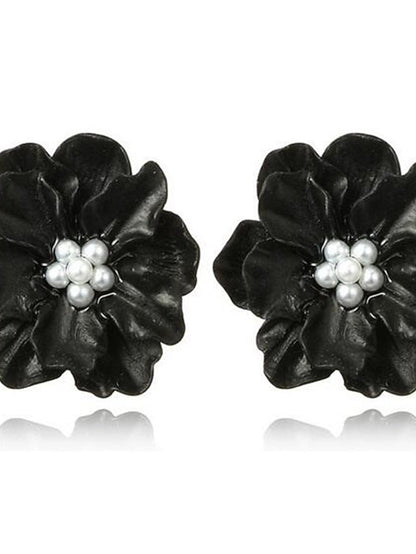 1 Pair Stud Earrings For Street Daily Resin Classic Fashion for Women