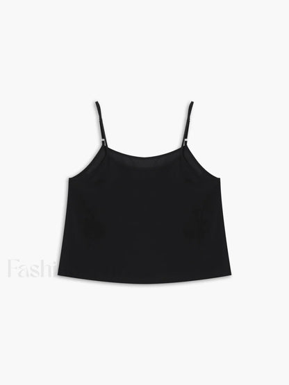 Leisure See Through Trendy Shirt With Cami Top