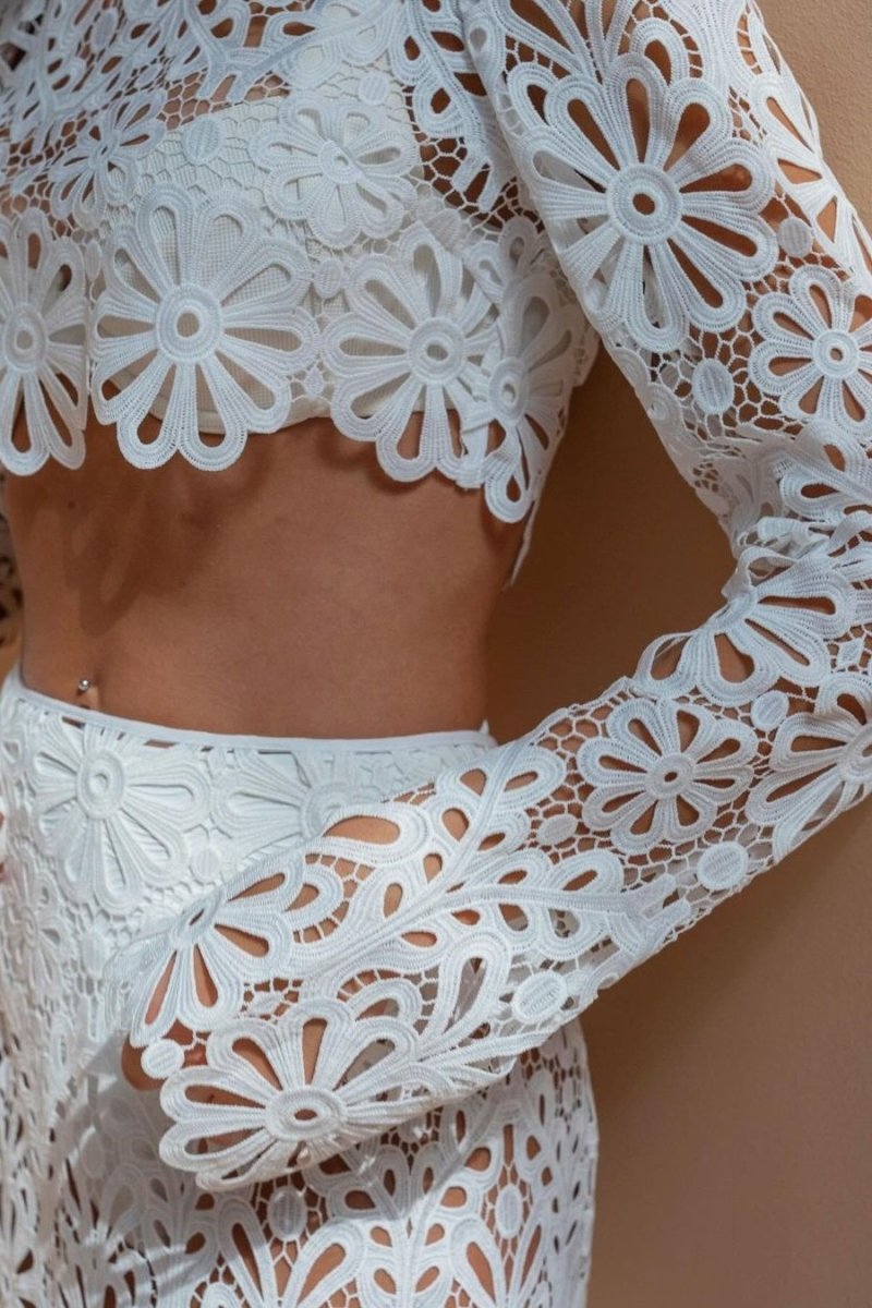 Conjunto floral hueco Lena